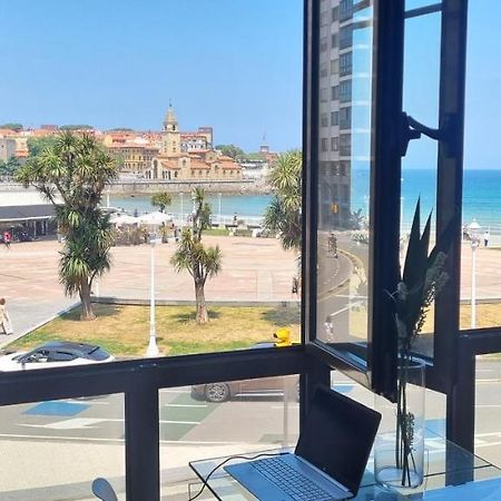 Apartamento La Escalerona Con Vistas Al Mar Apartment Gijon Exterior photo