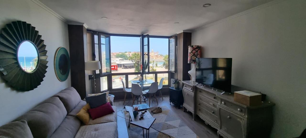 Apartamento La Escalerona Con Vistas Al Mar Apartment Gijon Exterior photo