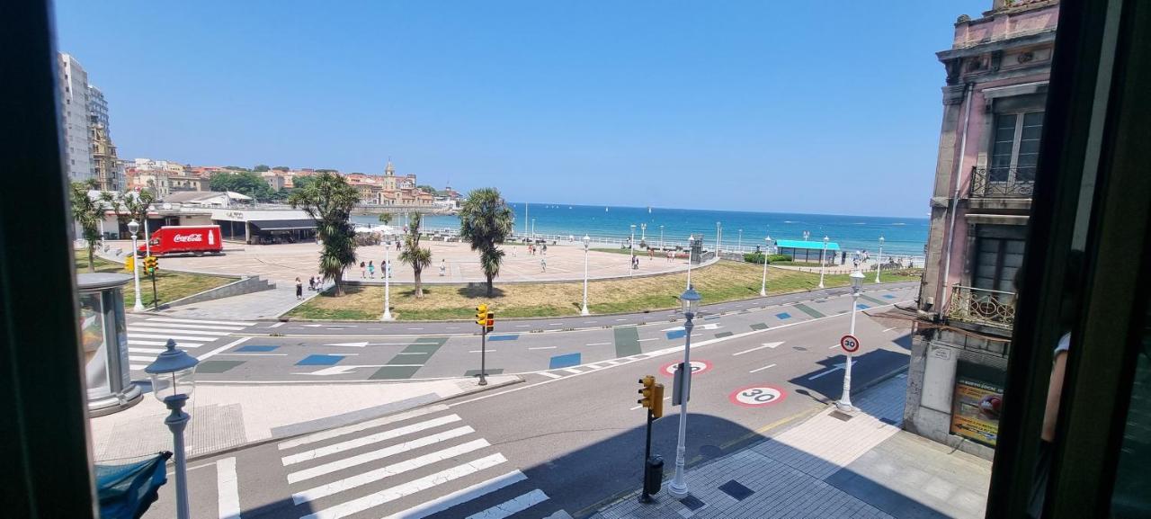 Apartamento La Escalerona Con Vistas Al Mar Apartment Gijon Exterior photo